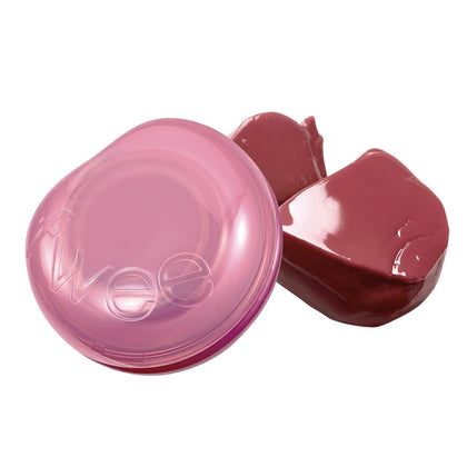 fwee Glowy Jelly Pot front view in Rosy Glaze