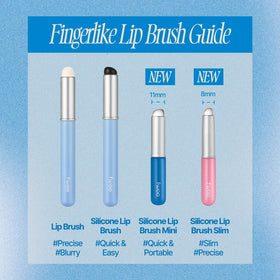 fwee Lip Brush Slim on a vanity with cosmetics
