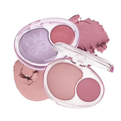fwee Mellow Dual Blush MV02 Icy Cupid front view