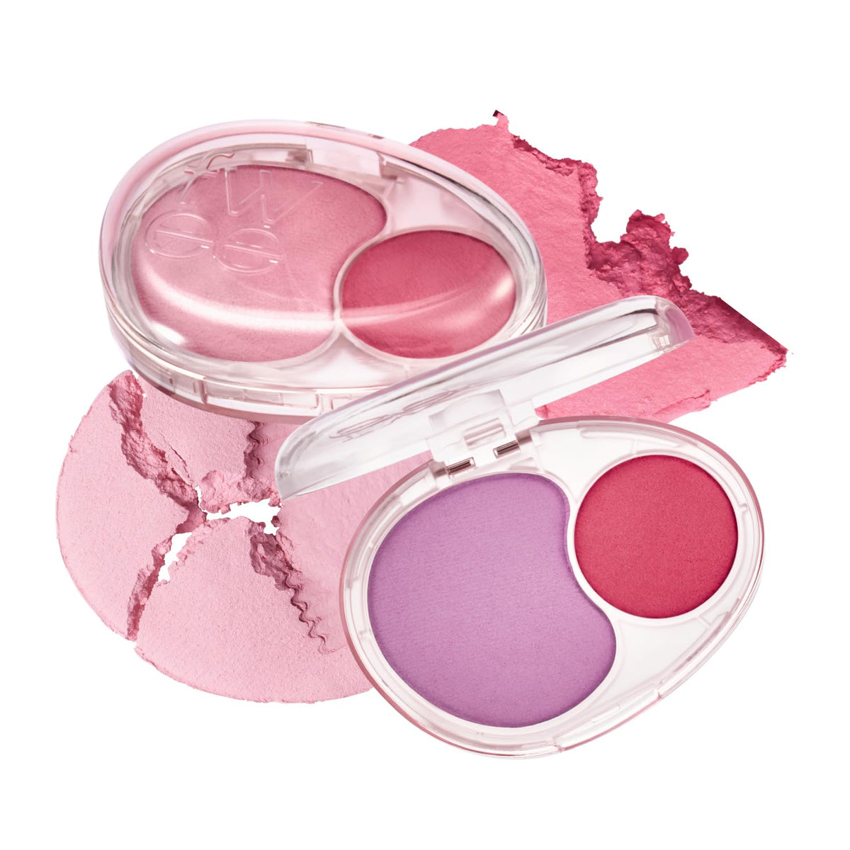 fwee Mellow Dual Blush PK02 Fall In Highkey front view