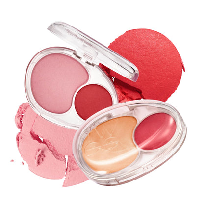 fwee Mellow Dual Blush RD02 Another Me front view with jelly texture