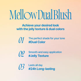 fwee Mellow Dual Blush RD02 Another Me packaging with 12 colours