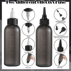FXSPLCZ applicator bottles with four different caps