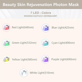 Fxtiaa LED Mask packaging and accessories