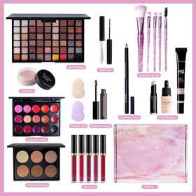 Fynqwor Makeup Set showing pressed powder and concealer palette