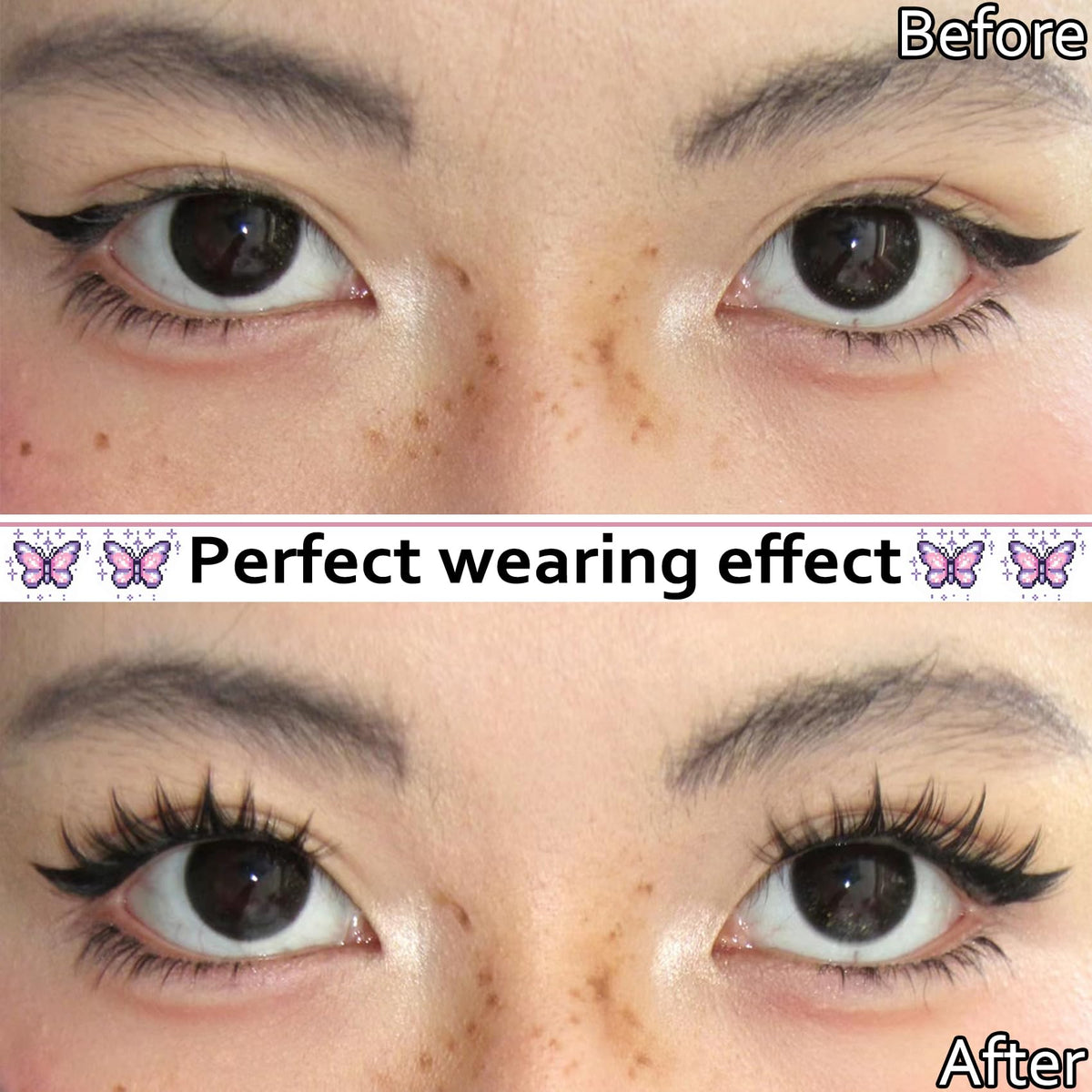 Fyonas Lash Clusters displayed on a makeup table