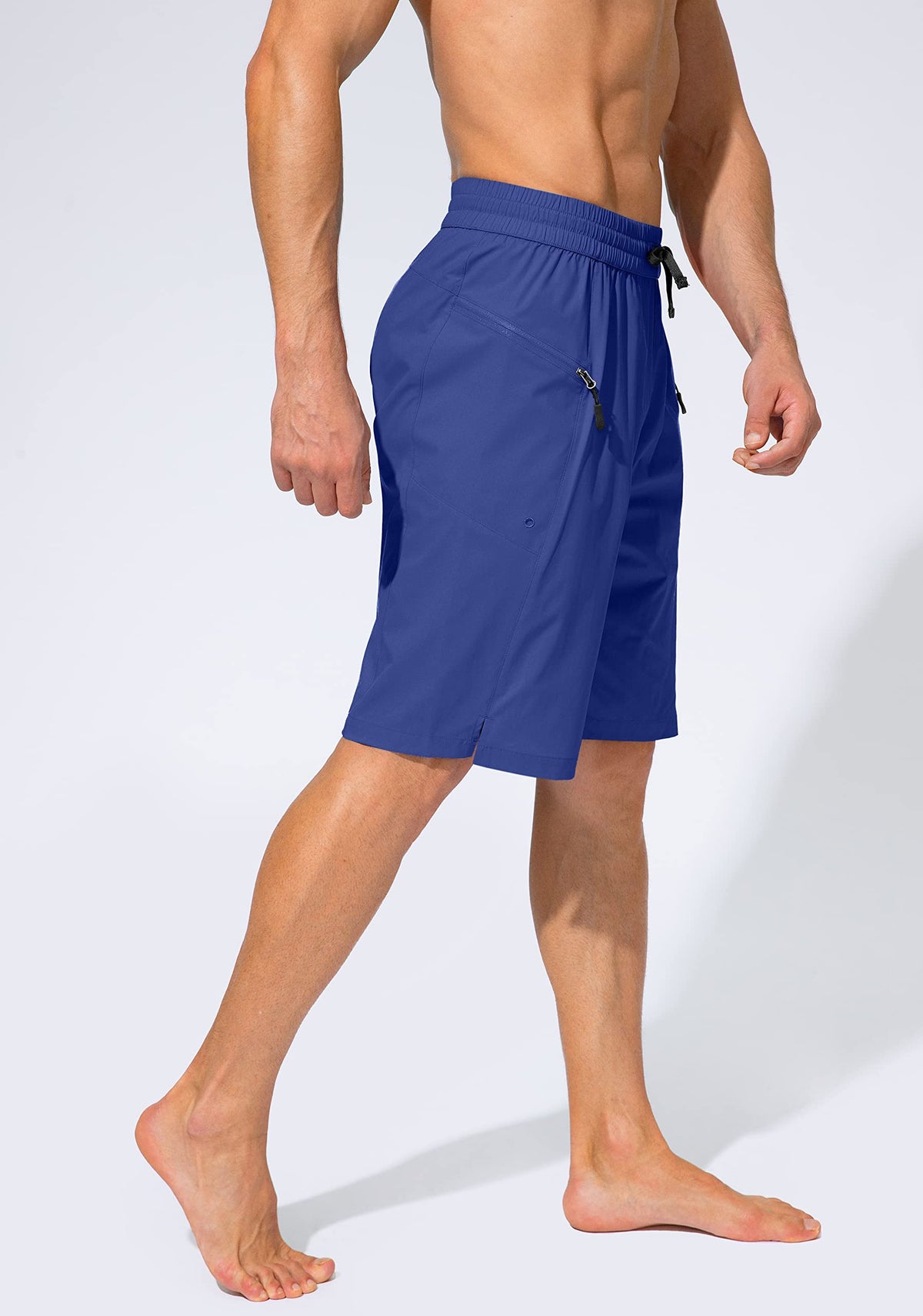 G Gradual Men's Swim Trunks blue back view