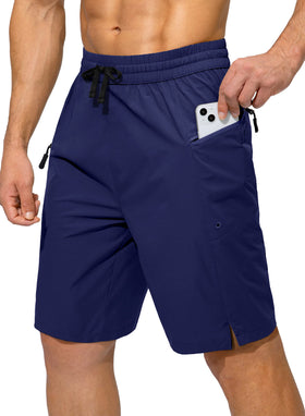 G Gradual Men's Swim Trunks Navy front view