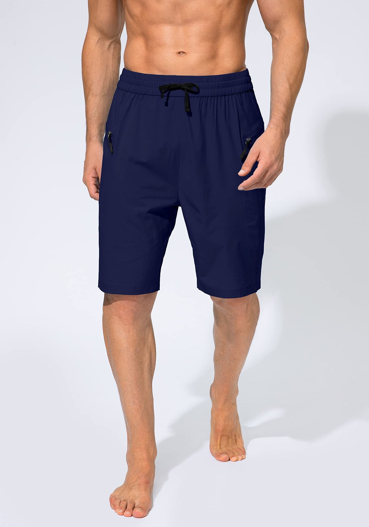G Gradual Men's Swim Trunks Navy with zip pockets