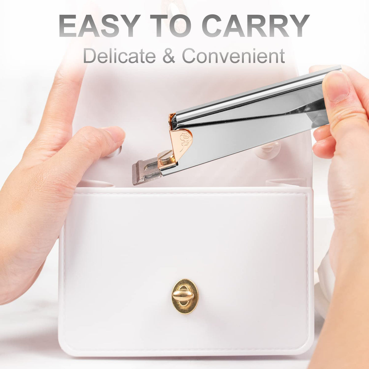 GA&EN clippers in elegant metallic finish on white background