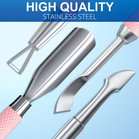 GA&EN cuticle pusher set displayed with other nail care accessories