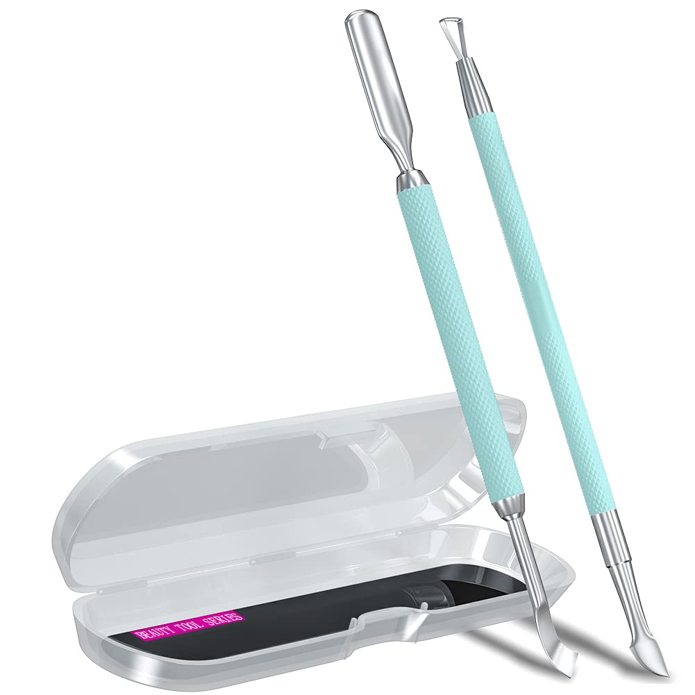 GA&EN Cuticle Pusher Tool Set front view with two tools