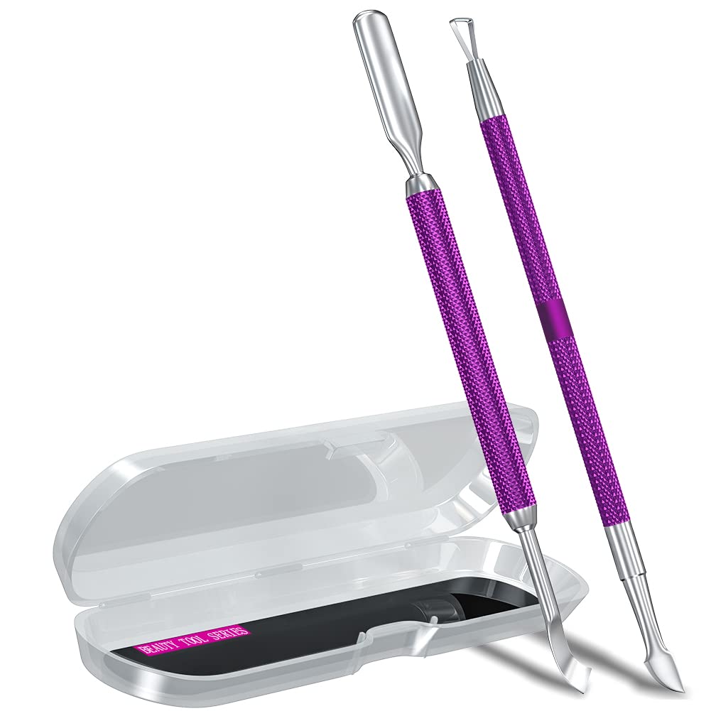 GA&EN Cuticle Pusher Tool Set front view with two tools