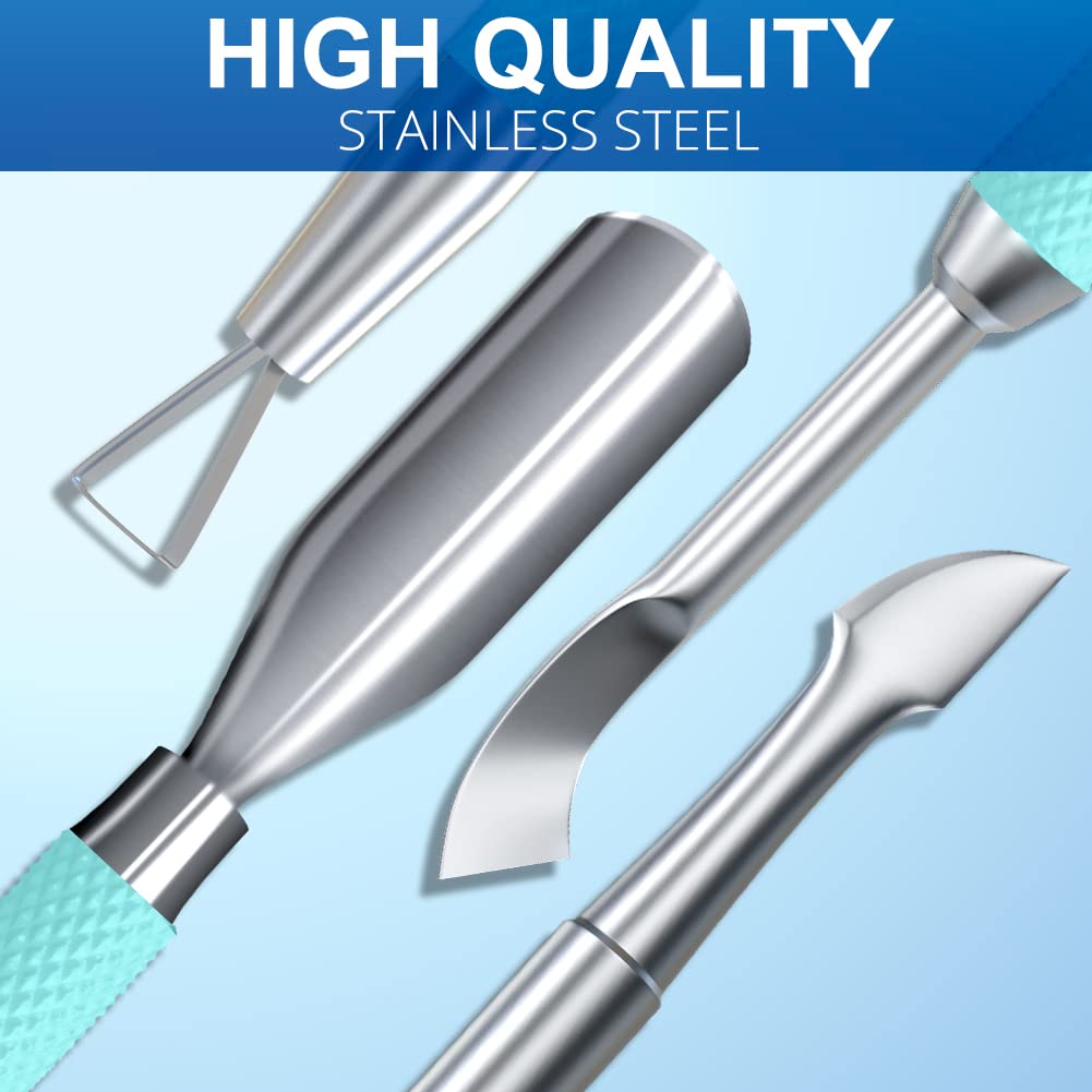 GA&EN Cuticle Pusher Tool Set packaging and tools layout