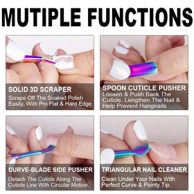 GA&EN Cuticle Pusher Tool Set showing ergonomic handle