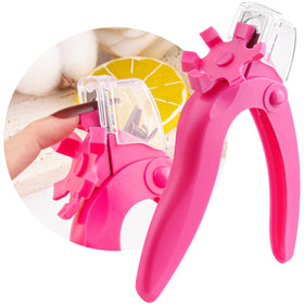 GA&EN Hot Pink Acrylic Nail Clipper front view