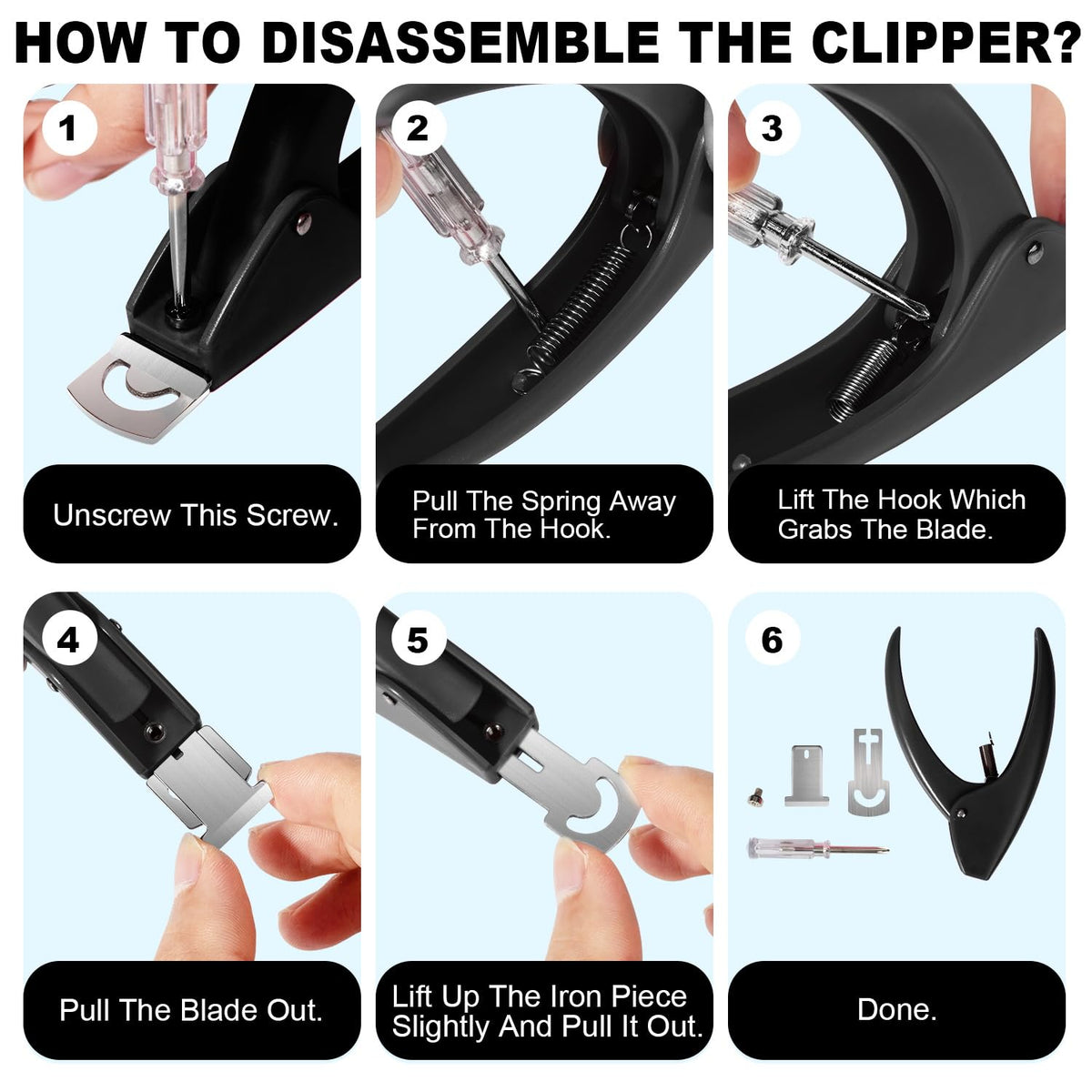 GA&EN nail clipper at 90-degree angle for square nails