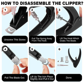 GA&EN nail clipper at 90-degree angle for square nails