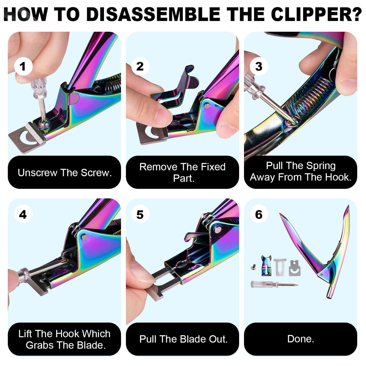 GA&EN nail clipper cutting acrylic nails