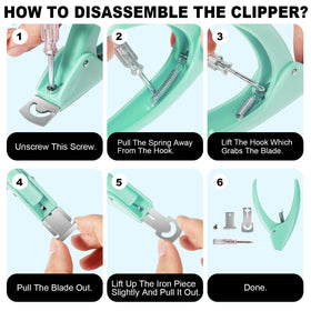 GA&EN nail clipper in lifestyle setting with nails