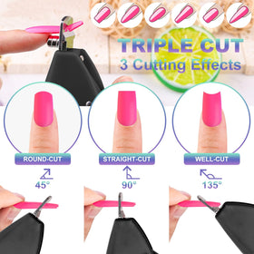 GA&EN nail clipper with 15 magnet sizers displayed