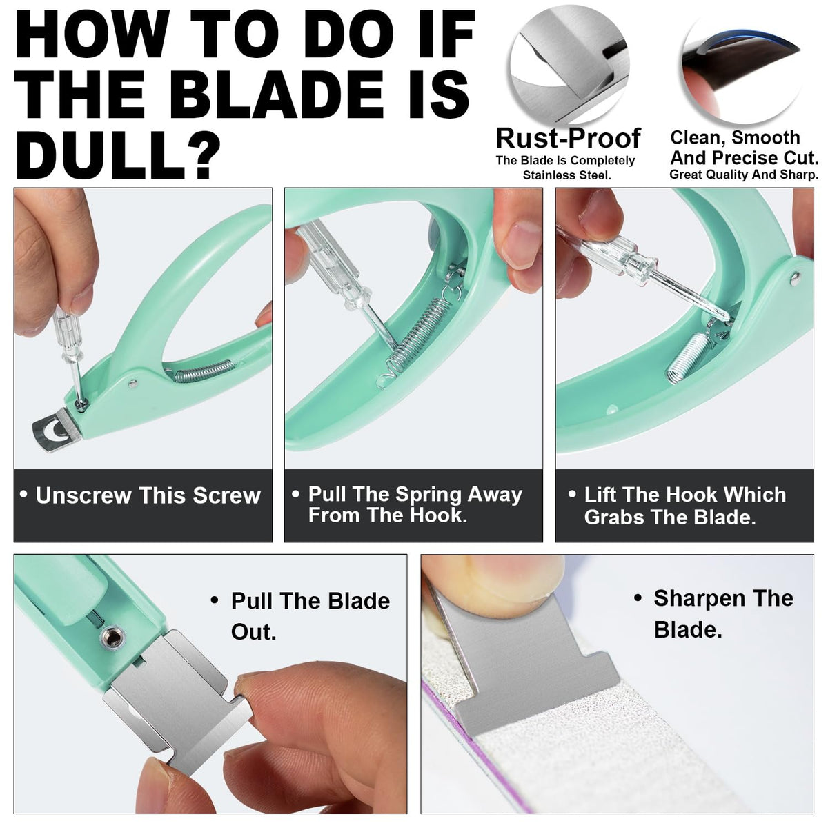 GA&EN nail clipper with acrylic nails
