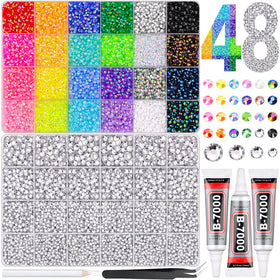 GA&EN Rhinestones Bedazzling Kit front view with storage boxes