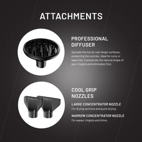 GA.MA iQ1 Perfetto Hair Dryer filter detail