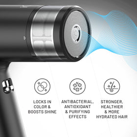 GA.MA iQ1 Perfetto Hair Dryer with accessories