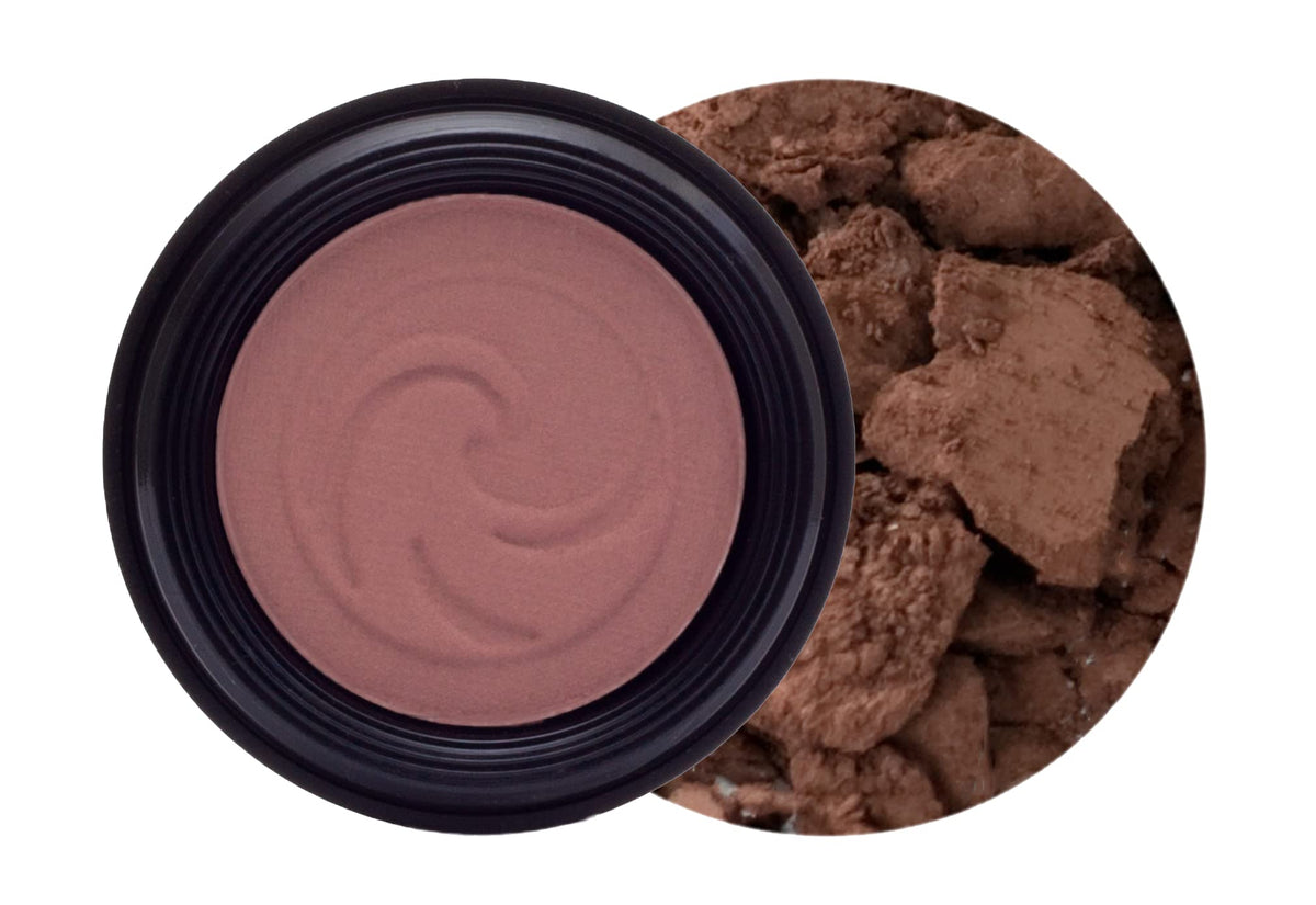 Gabriel Cosmetics Vegan Eyeshadow Chocolate Brown front view