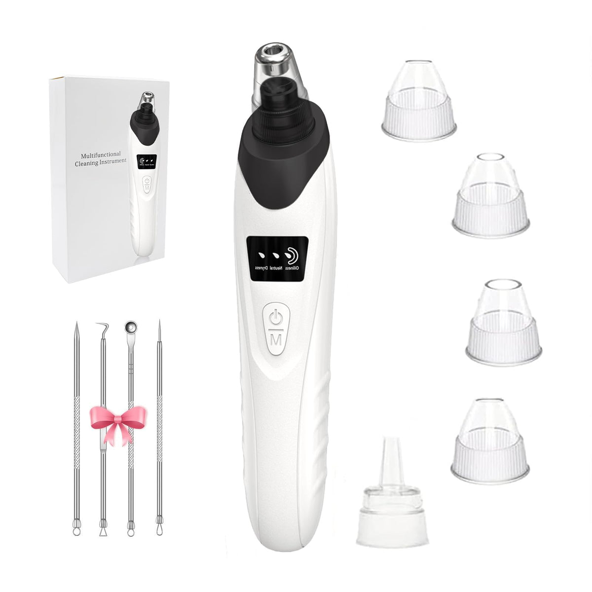 Gackoko Blackhead Remover Pore Vacuum front view
