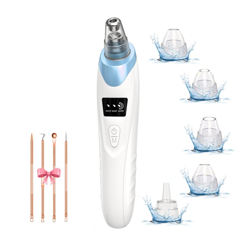 Gackoko Blackhead Remover Pore Vacuum front view with display