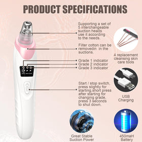 Gackoko Blackhead Remover Pore Vacuum in a lifestyle setting