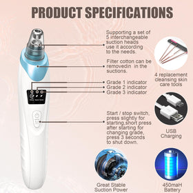 Gackoko Blackhead Remover Pore Vacuum in lifestyle setting