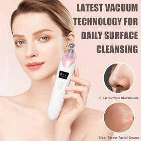 Gackoko Blackhead Remover Pore Vacuum side view showing suction probes