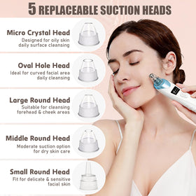 Gackoko Blackhead Remover Pore Vacuum with USB charging cable