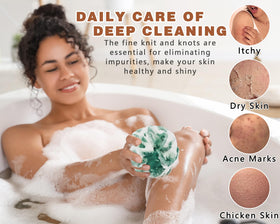 Gainlove African Net Sponge with soap lather