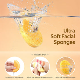 GAINWELL Compressed Facial Sponges packaging