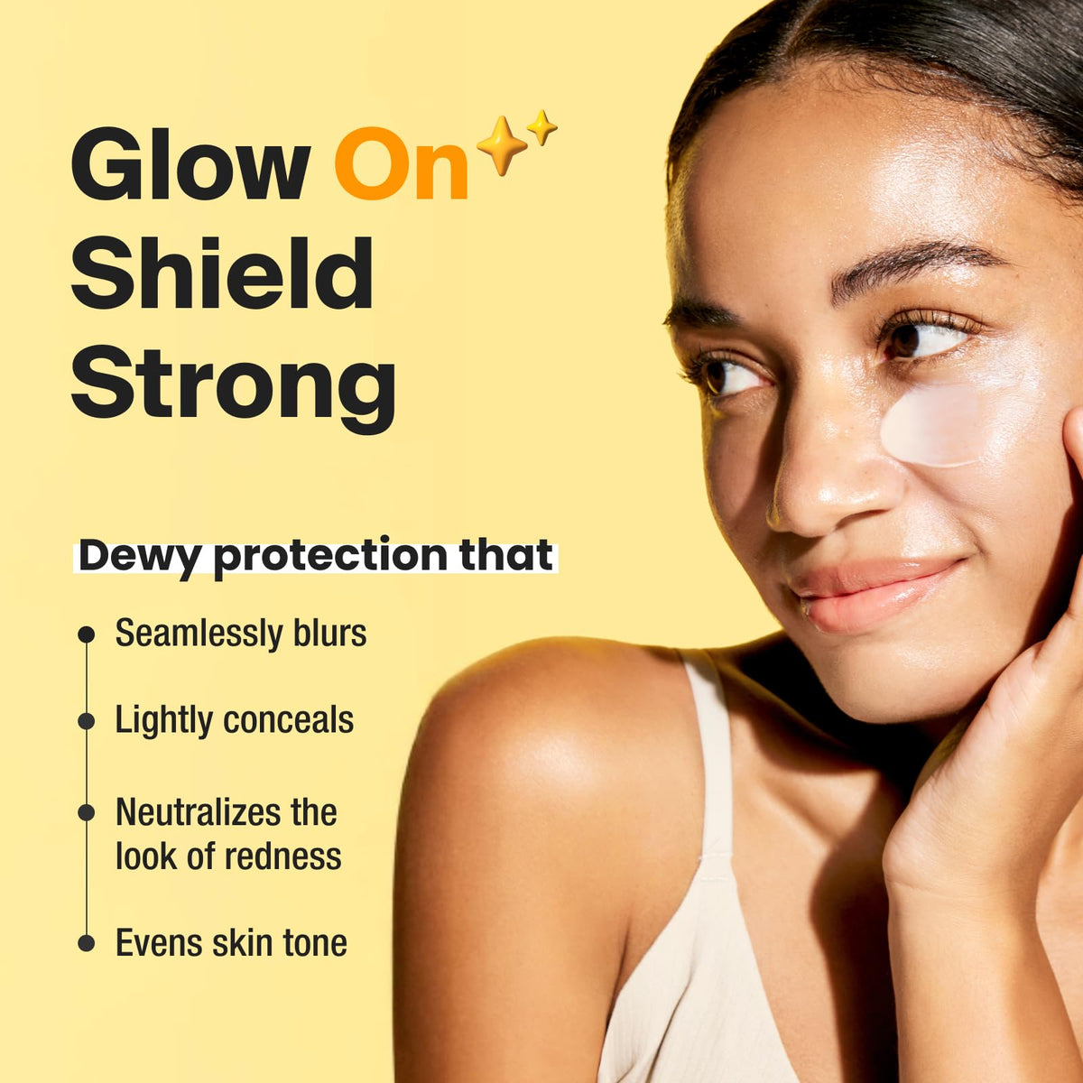 GANGNAM GLOW Day Shield Perfect Sunscreen application demonstration