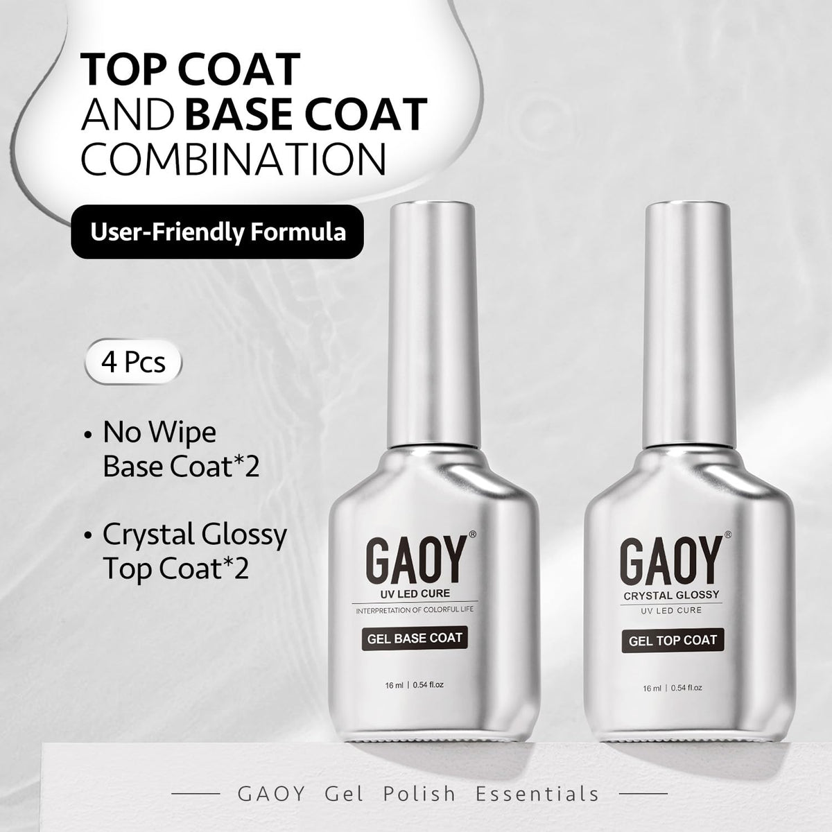 GAOY 16ml Gel Polish bottles with vibrant nail colours