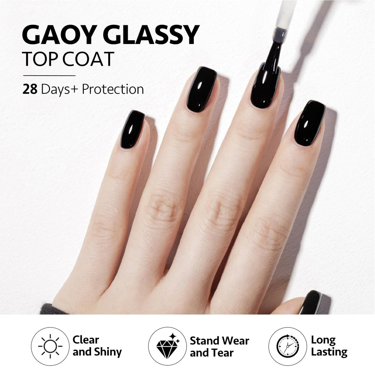 GAOY 4 Pcs Gel Nail Polish Set displayed on a table