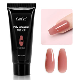 GAOY 60g pink maroon poly gel front view