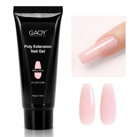 GAOY 60g Poly Gel Milky Pink front view