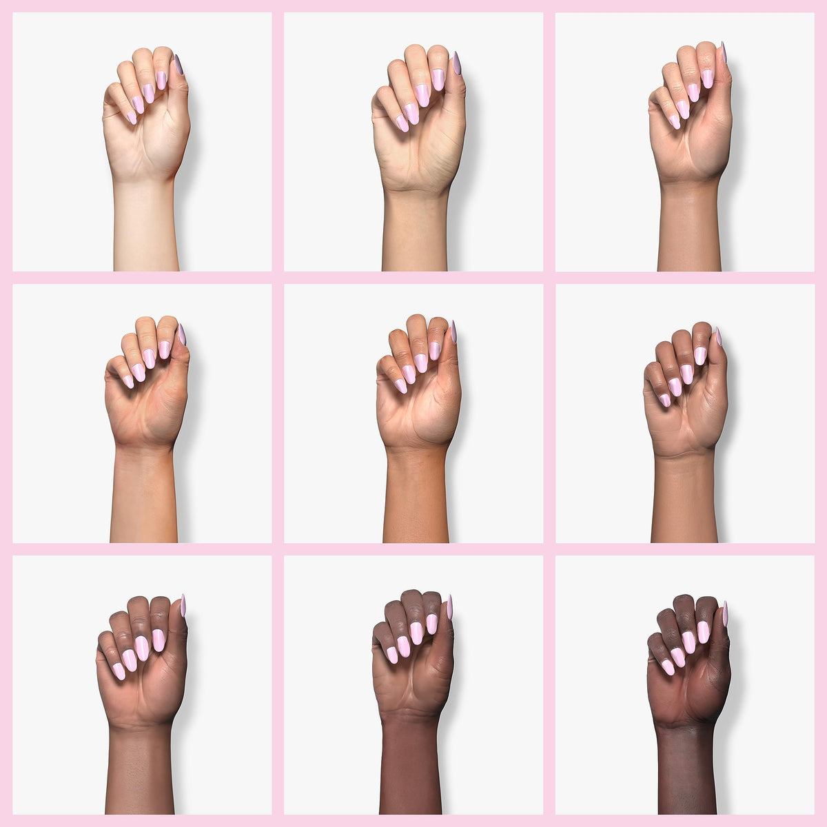 GAOY Baby Pink Gel Nail Polish close-up of texture