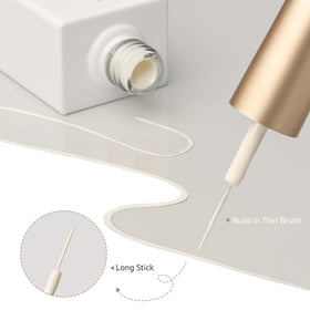 GAOY Beige Swirl Gel Nail Polish Art Liner 12ml packaging