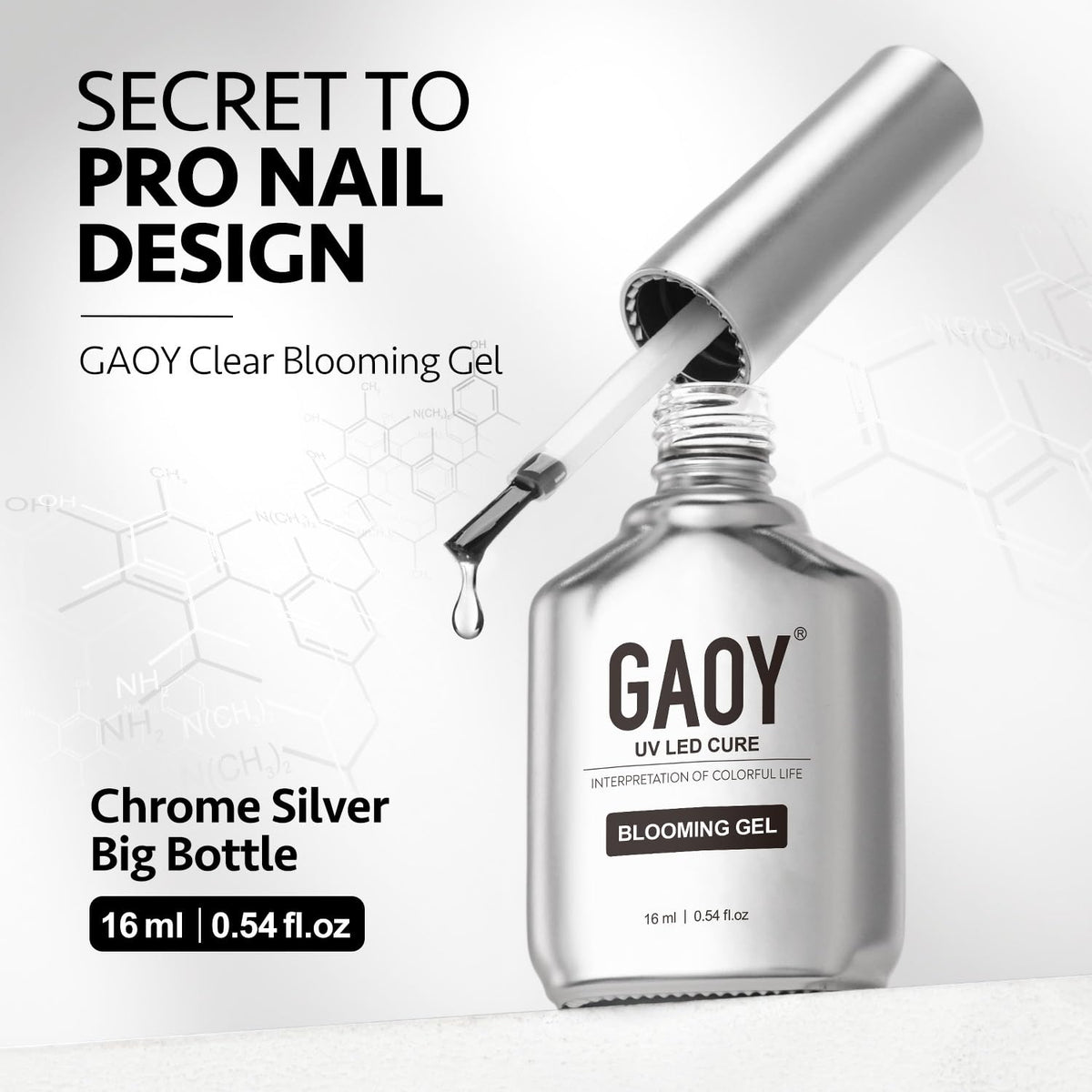 GAOY Blooming Gel Nail Polish 16ml packaging and contents