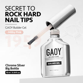 GAOY Builder Gel 16ml alongside nail care accessories