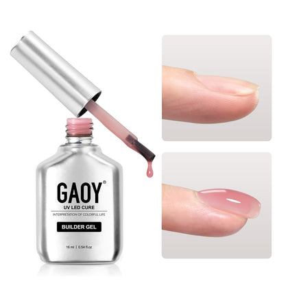GAOY Builder Gel for Nails 16ml Berry Pink front view