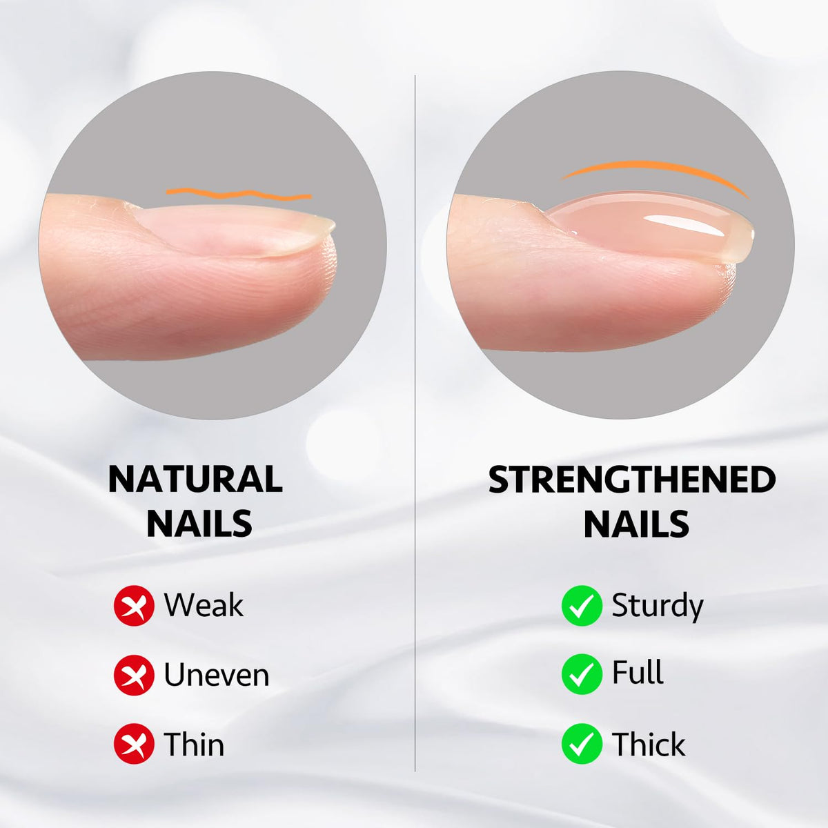 GAOY Builder Gel for Nails 16ml Nude Jelly side view