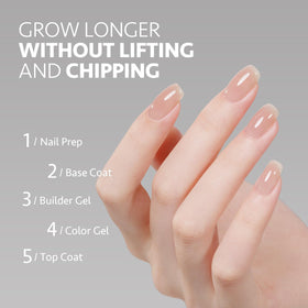 GAOY Builder Gel for Nails 16ml Nude Jelly with UV lamp
